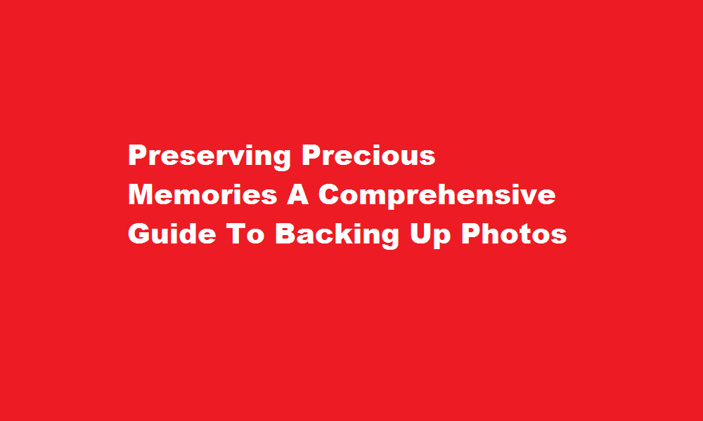 how to backup photos