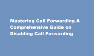 how to disable call forwarding