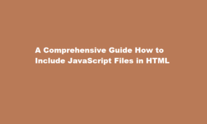 how to include js file in html