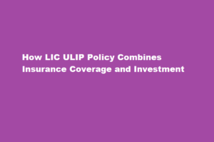 How does an LIC ULIP (Unit Linked Insurance Plan) policy