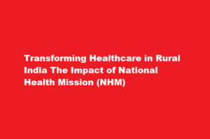 How has the National Health Mission (NHM)