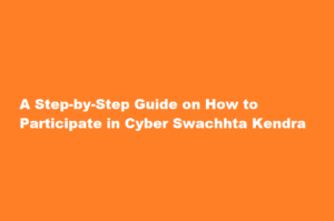 How to participate in Cyber Swachhta Kendra