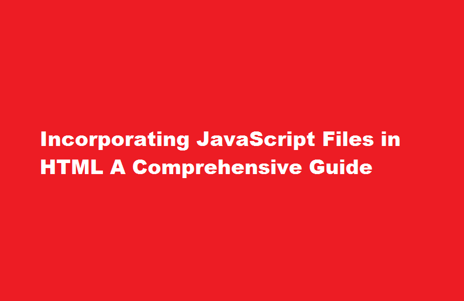 how to include js file in html