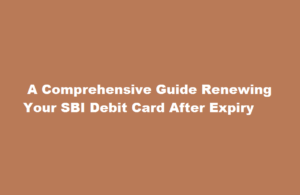 how to renew sbi debit card after expiry