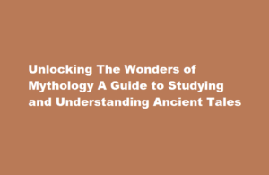 how to study mythology