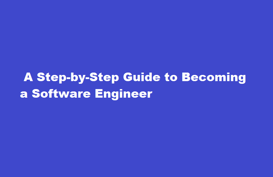 how to become a software engineer